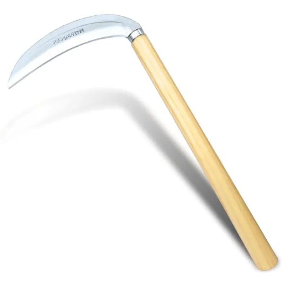 Grass Sickle Japanese Weeding Hoe Garden Hand Tool Weeding Tools for Garden High-Strength Steel with Solid Wood Handle
Grass Sickle Japanese Weeding Hoe Garden Hand Tool Weeding Tools for Garden High-Strength Steel with Solid Wood Handle