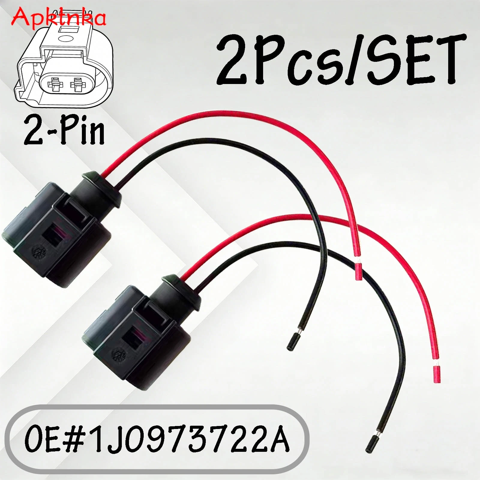 2× 2-Pin Headlight Washer Pump Connector Waterproof Plug For Skoda Citigo Fabia Octavia Superb Replacement 1J0973722A
2× 2-Pin Headlight Washer Pump Connector Waterproof Plug For Skoda Citigo Fabia Octavia Superb Replacement 1J0973722A