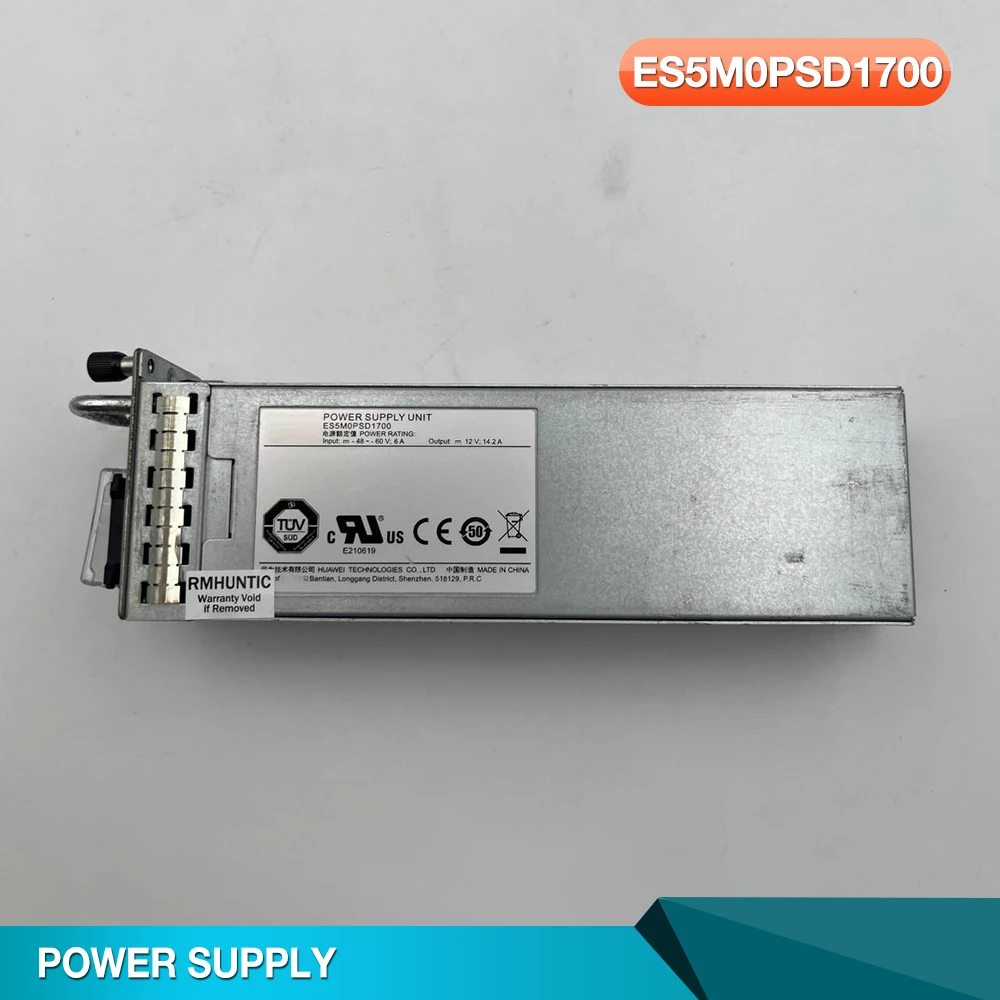 ES5M0PSD1700 для модуля питания постоянного тока Huawei 170 Вт, переключатели серии S5700
ES5M0PSD1700 для модуля питания постоянного тока Huawei 170 Вт, переключатели серии S5700