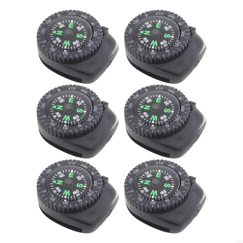 652F 6lots Durability Compasses Wristband High Accuracy Detachable Compasses for Adventurers and Travelers
652F 6lots Durability Compasses Wristband High Accuracy Detachable Compasses for Adventurers and Travelers