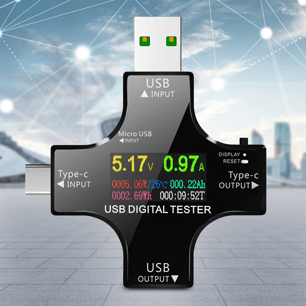 Ampere Meter Type-C PD Voltage Current Meter Color Digital Display Ammeter Detector Charger Indicator Voltage USB Current Tester
Ampere Meter Type-C PD Voltage Current Meter Color Digital Display Ammeter Detector Charger Indicator Voltage USB Current Tester