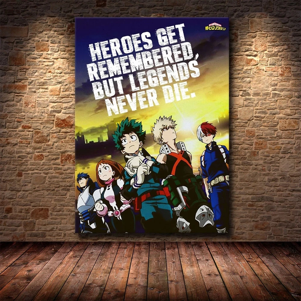 No Framed Anime My Hero Academia Bar Vintage Posters Home Decoration Canvas Painting Wall Art Pictures for Kids Room Decor
No Framed Anime My Hero Academia Bar Vintage Posters Home Decoration Canvas Painting Wall Art Pictures for Kids Room Decor