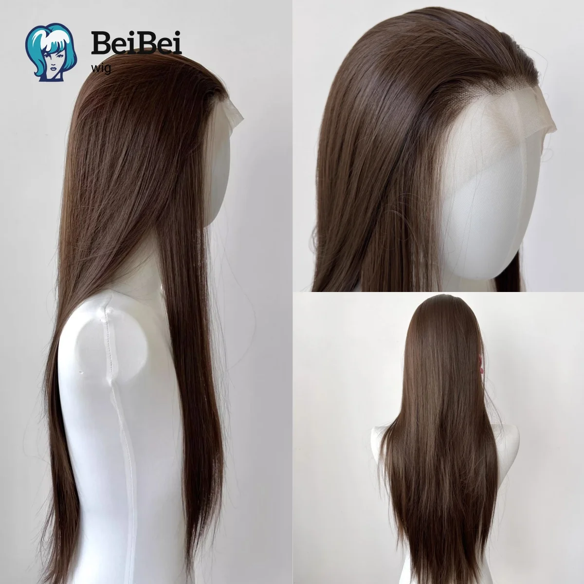 Deep Brown Lace Front Wig for Women 26 Inch Long Straight 13*4 Lace Wigs Synthetic Lace Wigs Natural Looking for Cosplay Pelucas
Deep Brown Lace Front Wig for Women 26 Inch Long Straight 13*4 Lace Wigs Synthetic Lace Wigs Natural Looking for Cosplay Pelucas