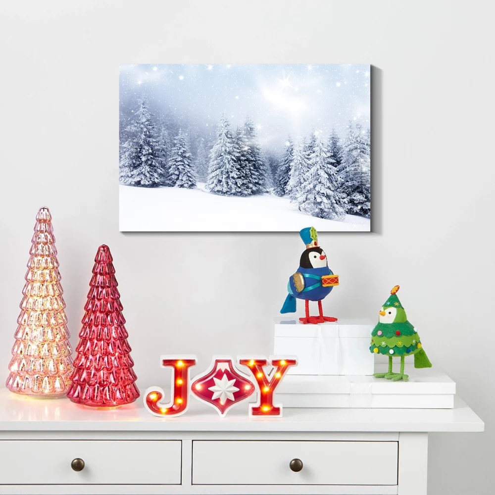 Framed Canvas Wall Art Decor for Christmas: Winter Pine Forest. Gift & Decor for Christmas Eve, Living Room, Bedroom
Framed Canvas Wall Art Decor for Christmas: Winter Pine Forest. Gift & Decor for Christmas Eve, Living Room, Bedroom
