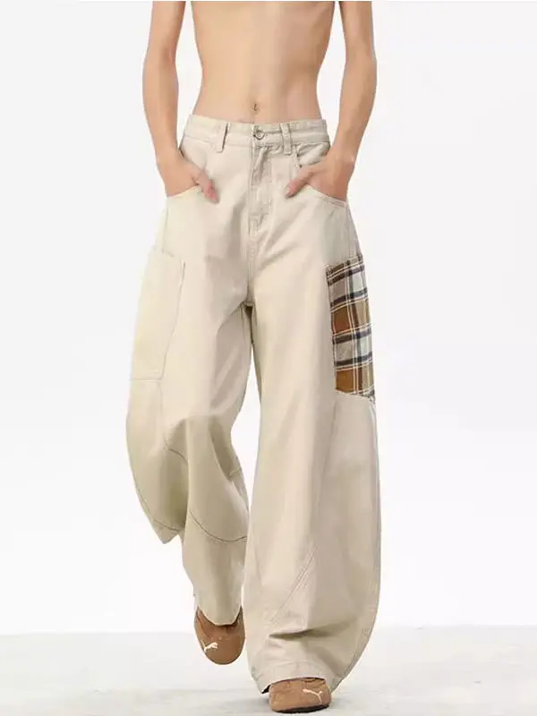 Y2K Khaki Lace Women Jeans High Waist Fashion American Vintage Streetwear Wide Leg Jean Female Denim Trouser Baggy Denim Pants
Y2K Khaki Lace Women Jeans High Waist Fashion American Vintage Streetwear Wide Leg Jean Female Denim Trouser Baggy Denim Pants