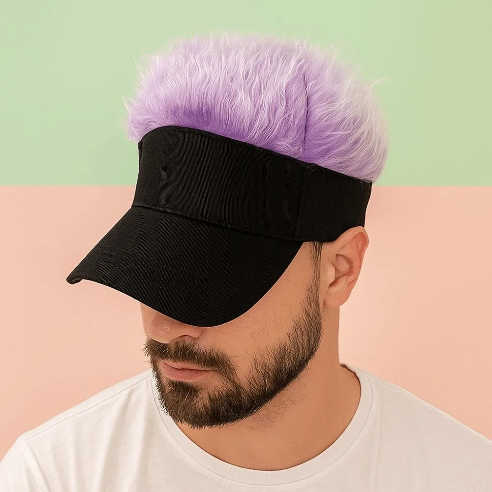 Creative Multicolor Wig Hat Lightweight Punk Hairpiece Baseball Cap UV Protection Hip Pop Men's Sunshade Cap Cosplay
Creative Multicolor Wig Hat Lightweight Punk Hairpiece Baseball Cap UV Protection Hip Pop Men's Sunshade Cap Cosplay