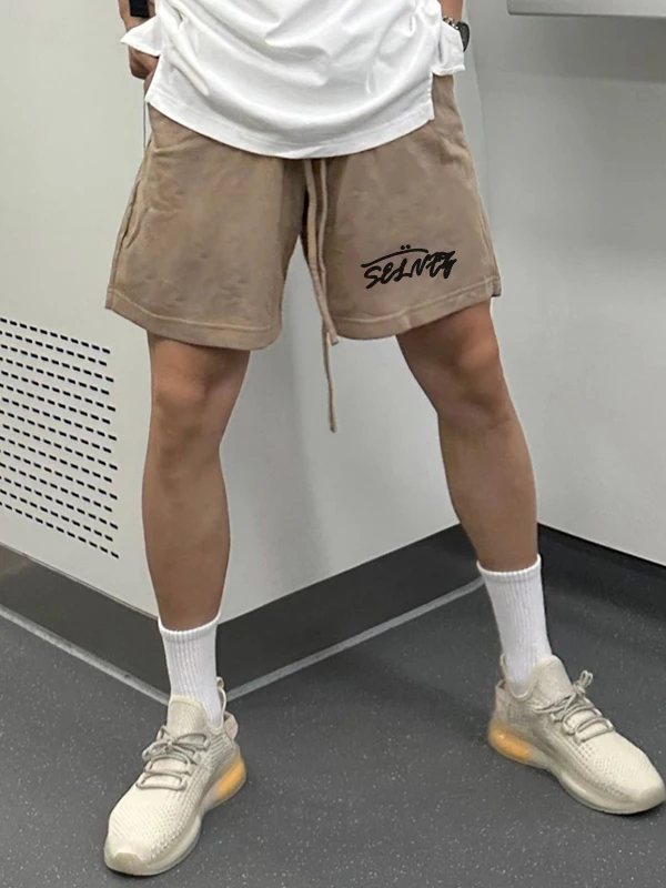 American Sle Casual Loose orts Men's Summer Baskeall Sport Five-Point Pants Personalized Lettering Youthful Energy
American Sle Casual Loose orts Men's Summer Baskeall Sport Five-Point Pants Personalized Lettering Youthful Energy