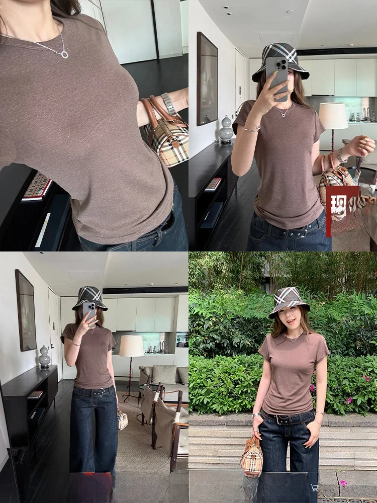 Xzichic Cool Lightweight Linen Knitted ort Sve T-irt Women's Casual Fit round Ne Top for Summer Comfortable Breathable
Xzichic Cool Lightweight Linen Knitted ort Sve T-irt Women's Casual Fit round Ne Top for Summer Comfortable Breathable