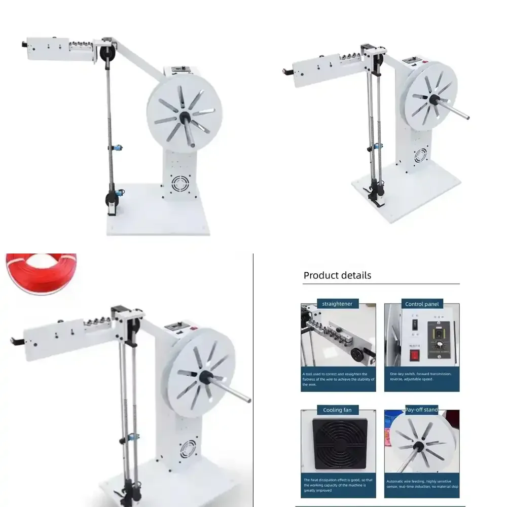 Portable Automatic Cable Wire Winding Machine and Wire Feeder and Pay-off Machine
Portable Automatic Cable Wire Winding Machine and Wire Feeder and Pay-off Machine