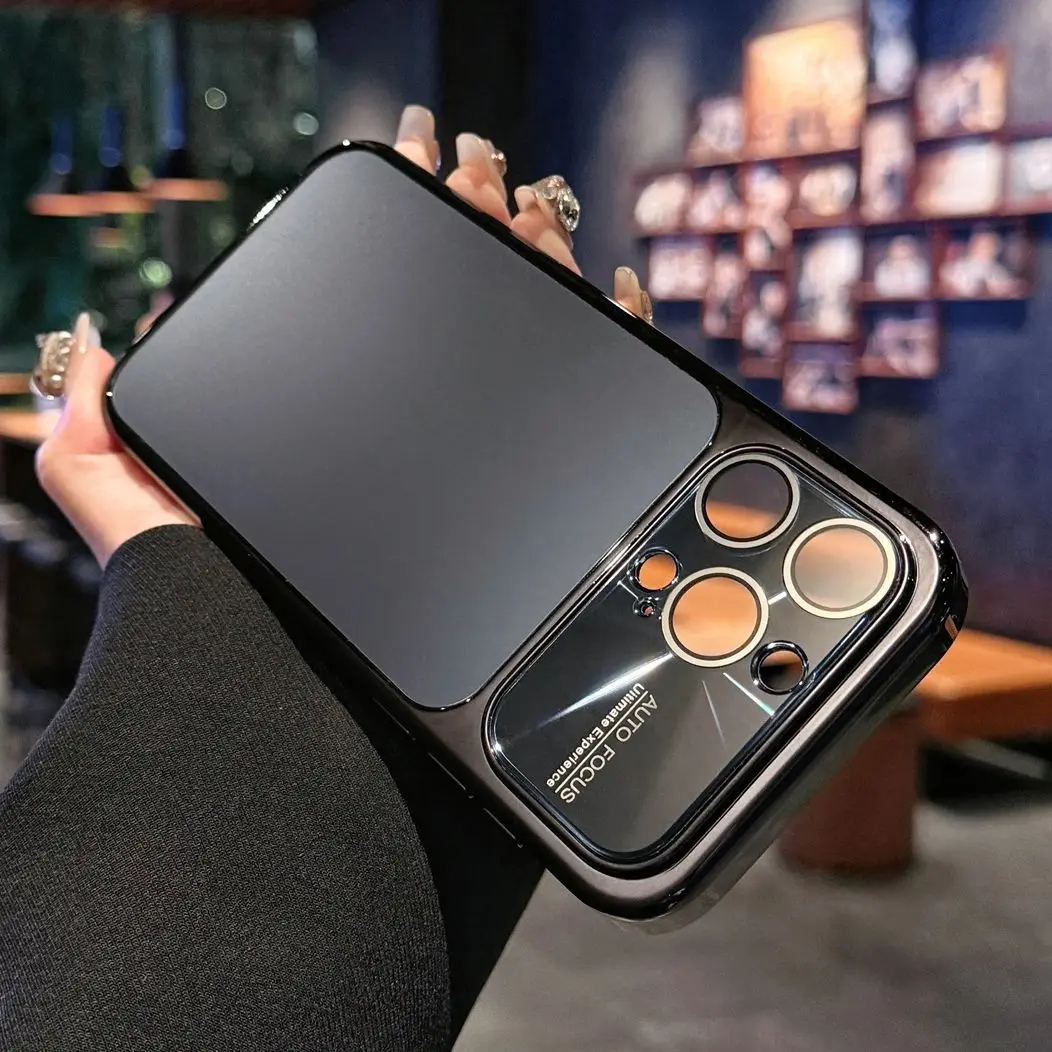 Lens Protect Plating Silver Orange Phone Case for iPhone 17 16 15 14 13 Pro Max Air 17Pro Hard PC + TPU Shockproof Matte Cover
Lens Protect Plating Silver Orange Phone Case for iPhone 17 16 15 14 13 Pro Max Air 17Pro Hard PC + TPU Shockproof Matte Cover