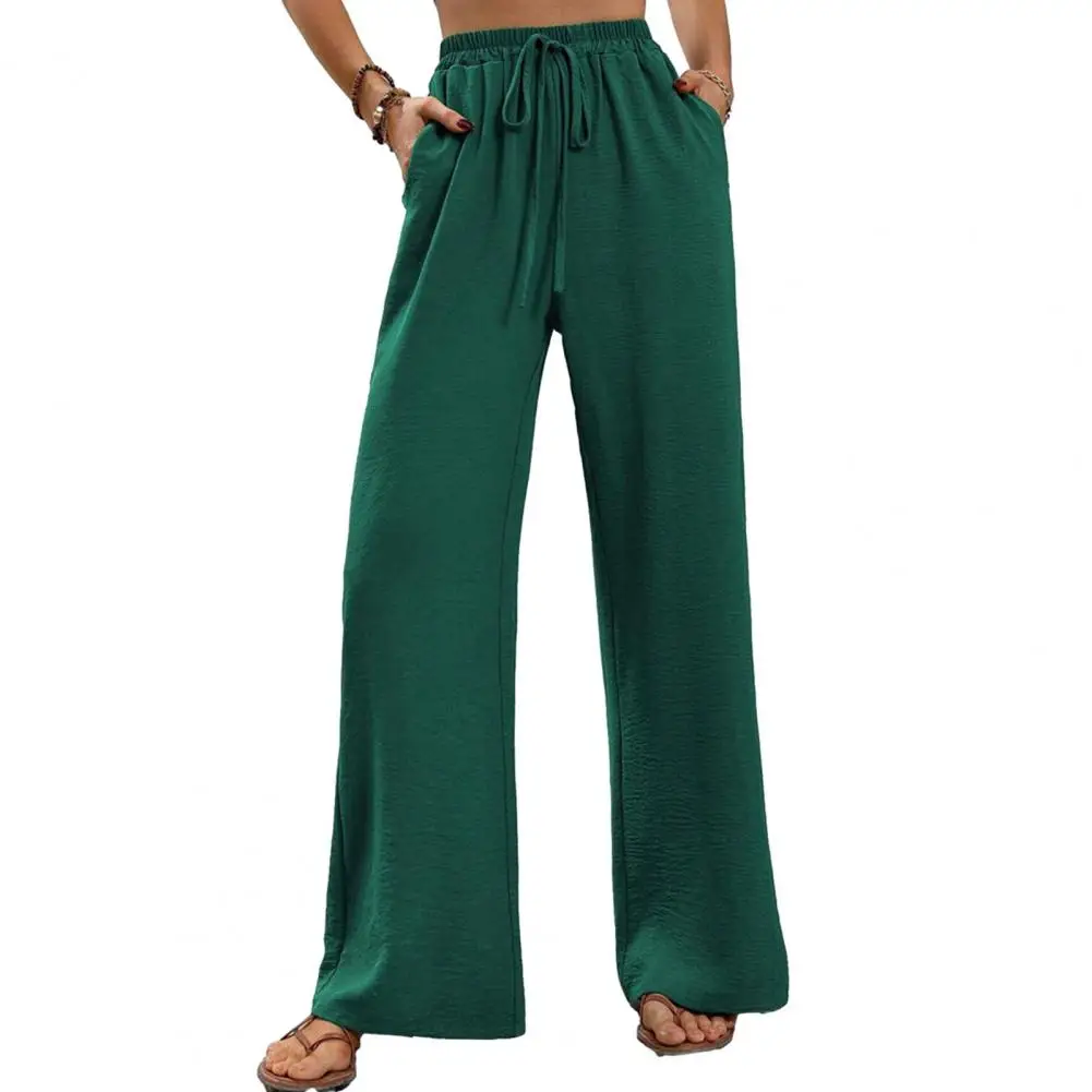 Spring Summer Wide Leg Pants with Elastic Waist Pockets Breathable Pleated Pants for Full
Spring Summer Wide Leg Pants with Elastic Waist Pockets Breathable Pleated Pants for Full