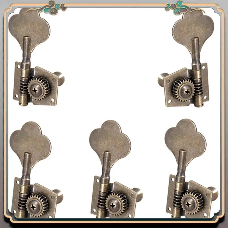 Durable 5Pcs Guitar Vintage Open Bass Guitar Tuning Key Pegs Machine Heads Tuners 1L4R For 5 Strings Bass
Durable 5Pcs Guitar Vintage Open Bass Guitar Tuning Key Pegs Machine Heads Tuners 1L4R For 5 Strings Bass