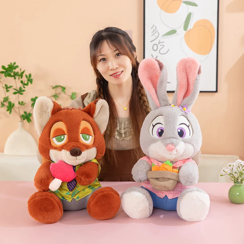 45cm Judy Hopps and Nick Wilde Disney Zootopia Plush Toys Anime Cartoon Stuffed Xmas Plushie Childrens Birthday Toys Gifts
45cm Judy Hopps and Nick Wilde Disney Zootopia Plush Toys Anime Cartoon Stuffed Xmas Plushie Childrens Birthday Toys Gifts