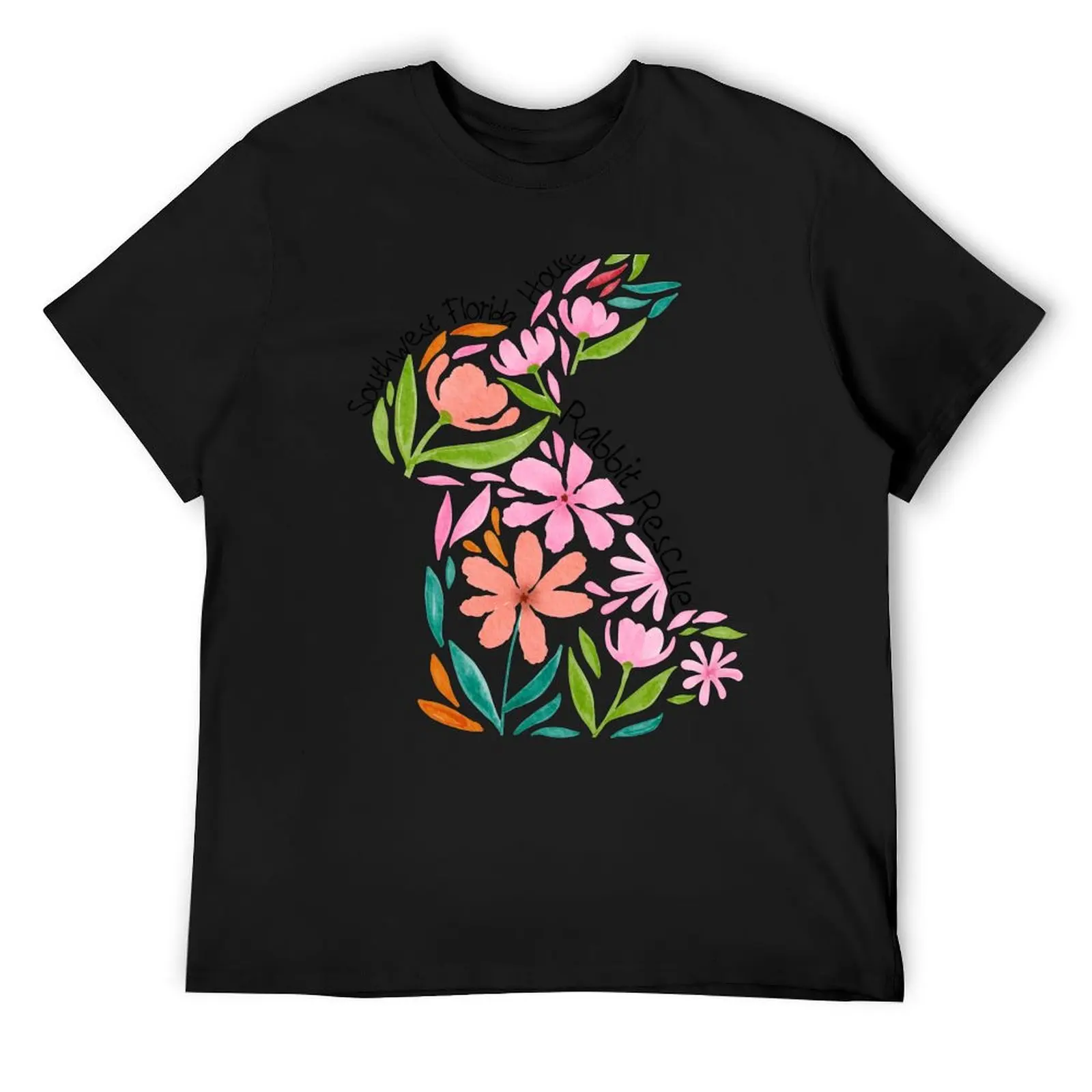 Bunny Rabbit Watercolor Flowers T-Shirt sports fans boys animal print valentines clothes cotton t shirt men
Bunny Rabbit Watercolor Flowers T-Shirt sports fans boys animal print valentines clothes cotton t shirt men