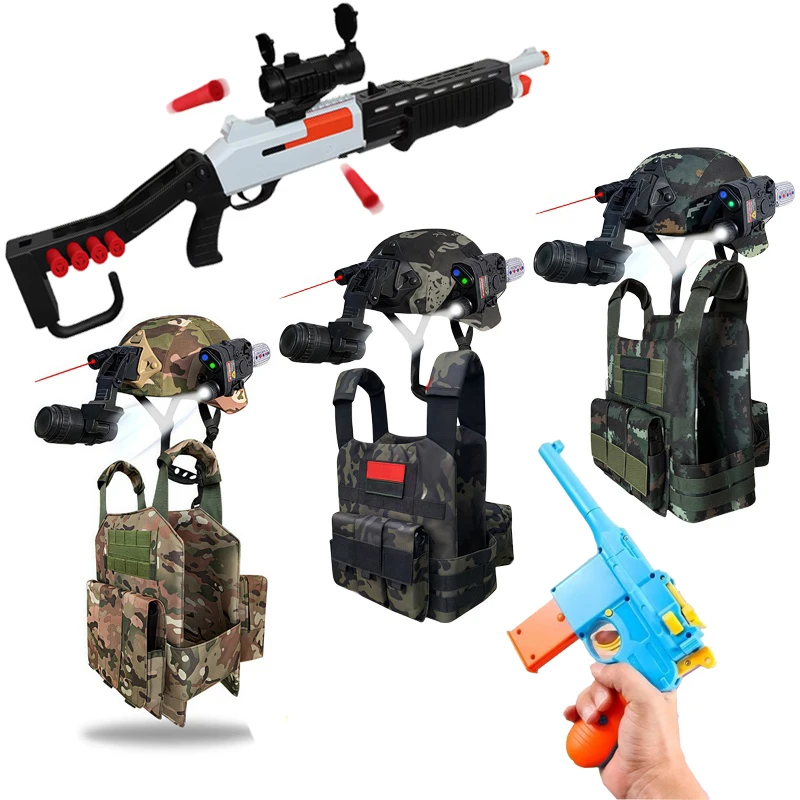 Children'S Military Tactical Training Uniform Set Hunting Special Combat Camouflage Uniform Helmet Set Vest Toy Gun Accessories
Children'S Military Tactical Training Uniform Set Hunting Special Combat Camouflage Uniform Helmet Set Vest Toy Gun Accessories