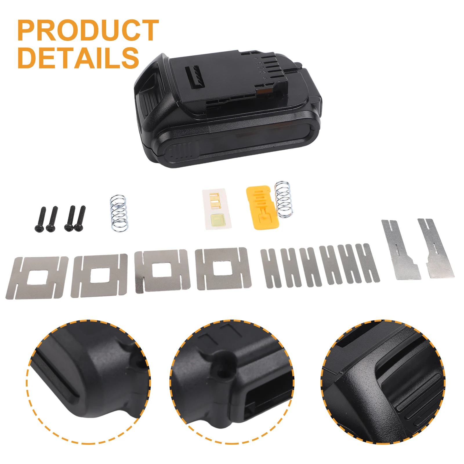 Battery Assembly As Shown Battery Storage Case Efficient Tool For Battery Maintenance Battery Assembly DCB200 Battery Case
Battery Assembly As Shown Battery Storage Case Efficient Tool For Battery Maintenance Battery Assembly DCB200 Battery Case