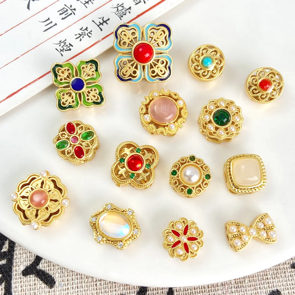1pc Vintage Jewelry Making Spacer Bead Accessories, DIY Pearl Bracelet Necklace Spacer Loose Bead Material Wholesale Accessories
1pc Vintage Jewelry Making Spacer Bead Accessories, DIY Pearl Bracelet Necklace Spacer Loose Bead Material Wholesale Accessories