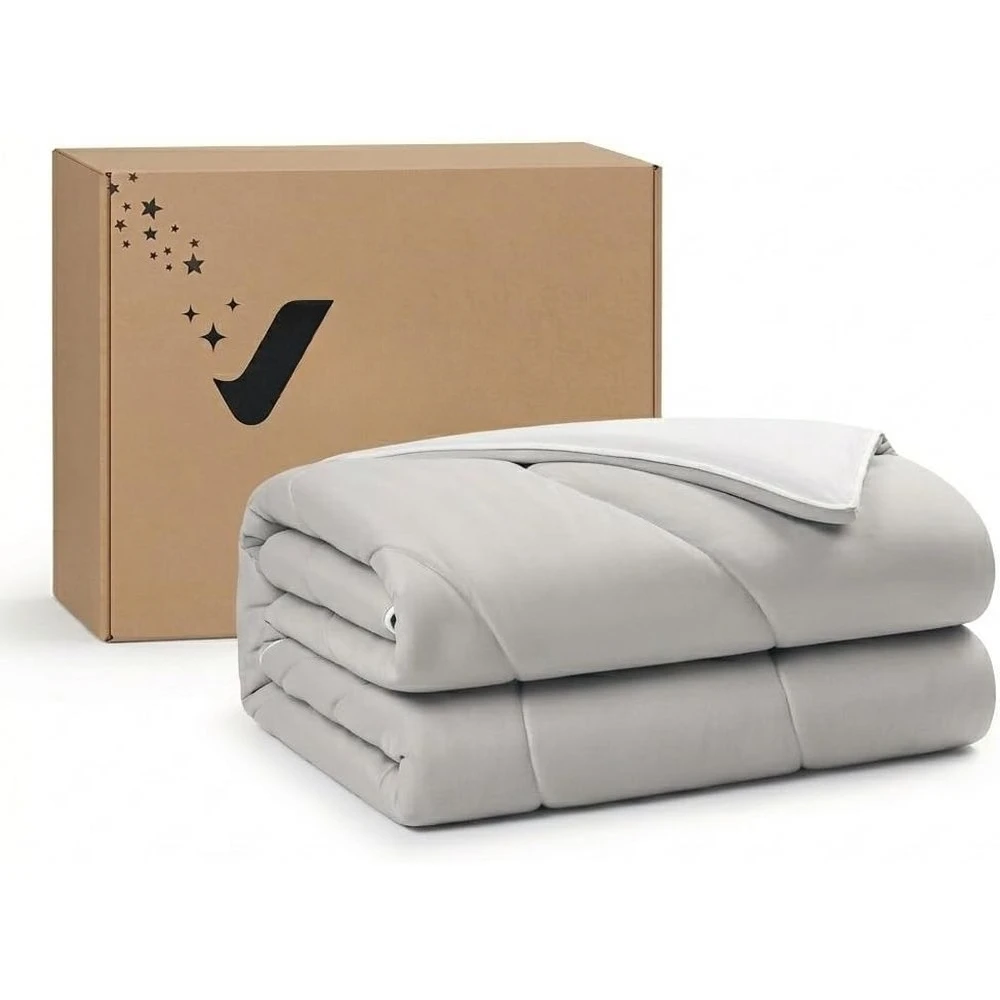 Sot Cooling Comorter Blanket or Hot Sleepers, ull/Queen, Double-Sided Cold Blanket or Night Sweats, All-Season, Silver Gray, 90'
Sot Cooling Comorter Blanket or Hot Sleepers, ull/Queen, Double-Sided Cold Blanket or Night Sweats, All-Season, Silver Gray, 90'