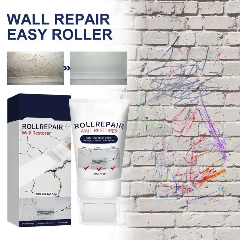 DIY Wall Repair Paste Roller Water-Based DIY Wall Spackle Roller Wall Renovation Color Change waterproof interior Latex Paint
DIY Wall Repair Paste Roller Water-Based DIY Wall Spackle Roller Wall Renovation Color Change waterproof interior Latex Paint