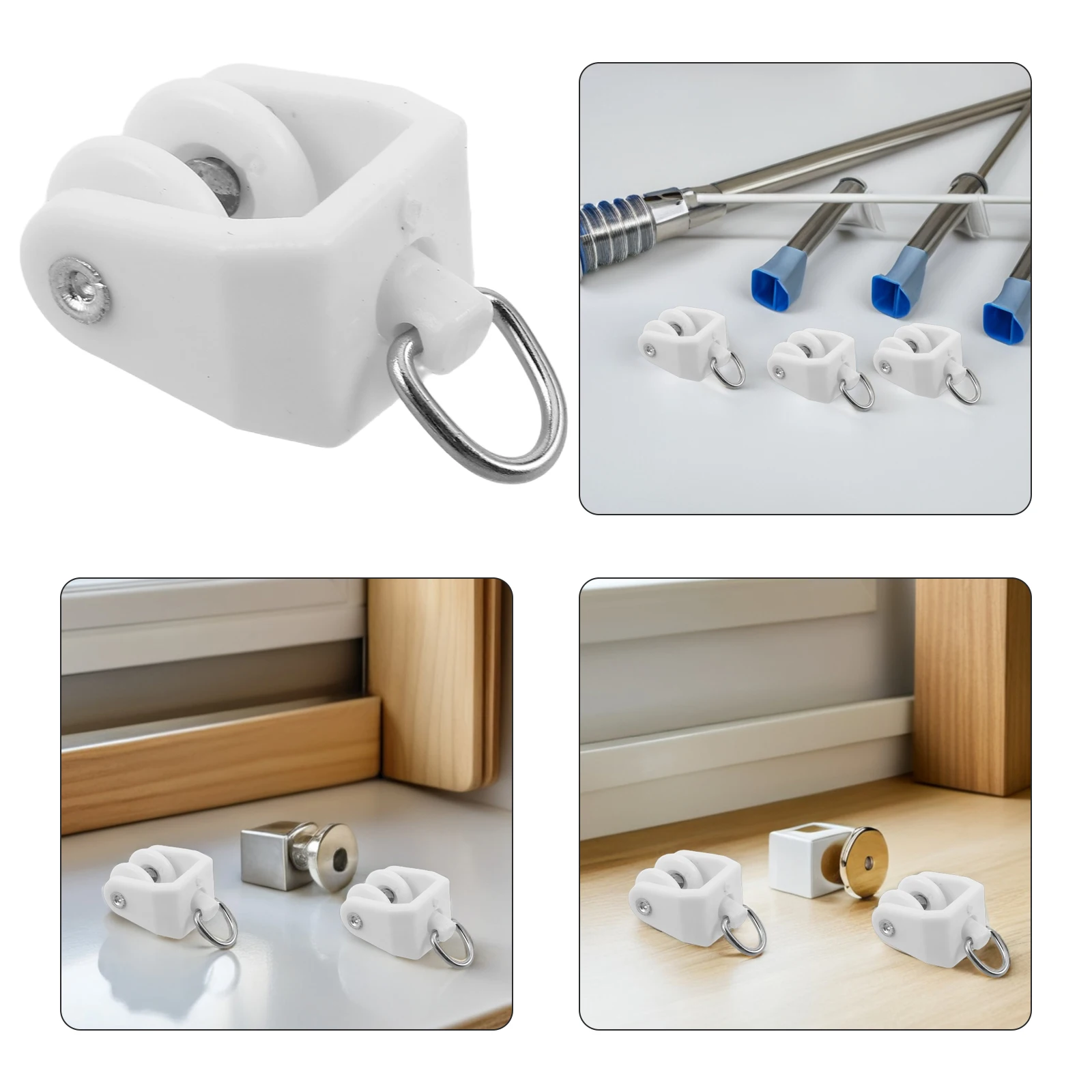 140 Pcs Curtain Track Accessories Ceiling Rollers Divider System Glider Metal Rail Tracks
140 Pcs Curtain Track Accessories Ceiling Rollers Divider System Glider Metal Rail Tracks