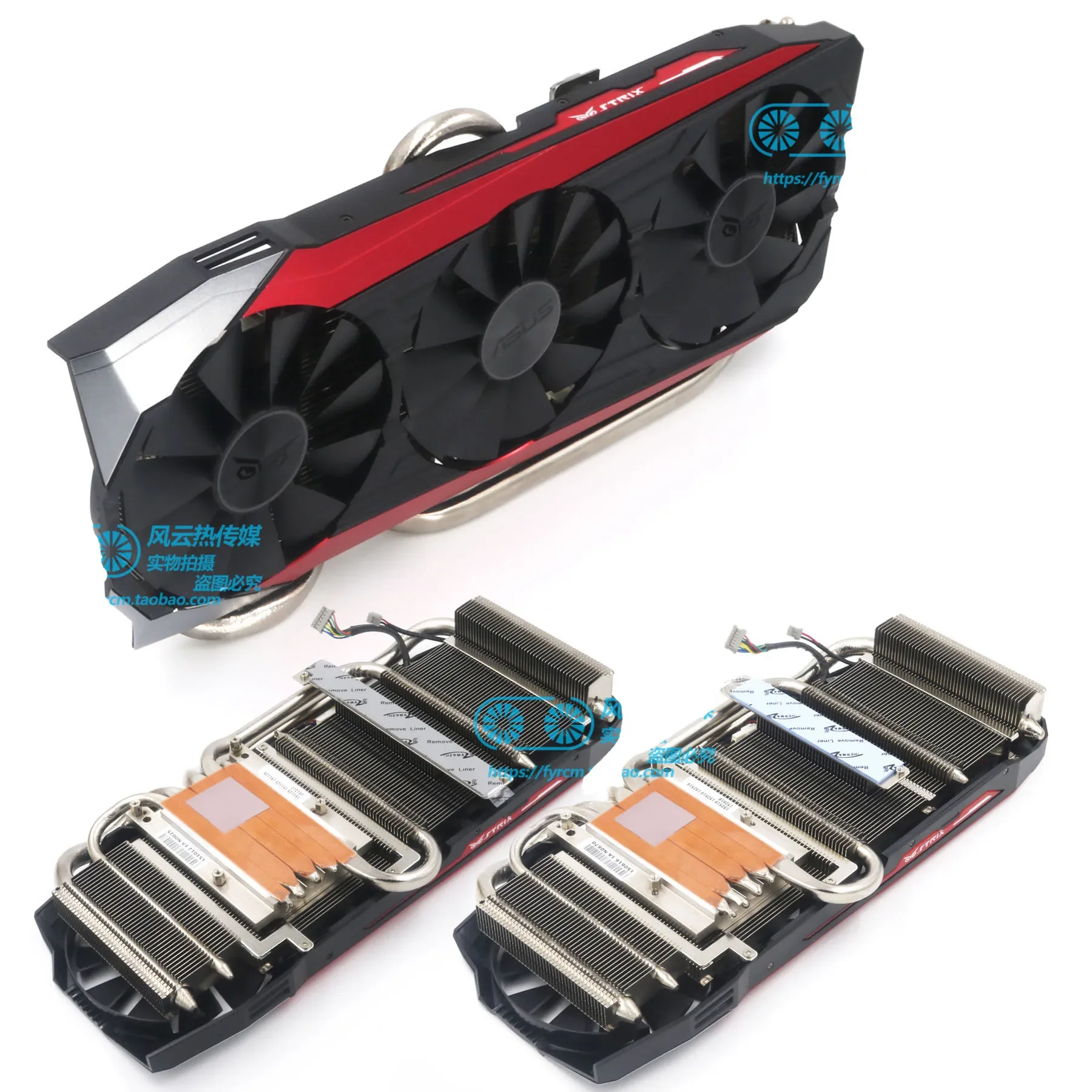 ASUS GPU Radiator For ASUS STRIX Raptor GTX980Ti Graphics Card fan LED light
ASUS GPU Radiator For ASUS STRIX Raptor GTX980Ti Graphics Card fan LED light