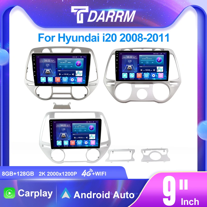 Car Radio Automotivo Auto Stereo Multimedia For Hyundai i20 2008 - 2011 Navigation WiFi/4G GPS Android 12 Carpaly Screen Player
Car Radio Automotivo Auto Stereo Multimedia For Hyundai i20 2008 - 2011 Navigation WiFi/4G GPS Android 12 Carpaly Screen Player