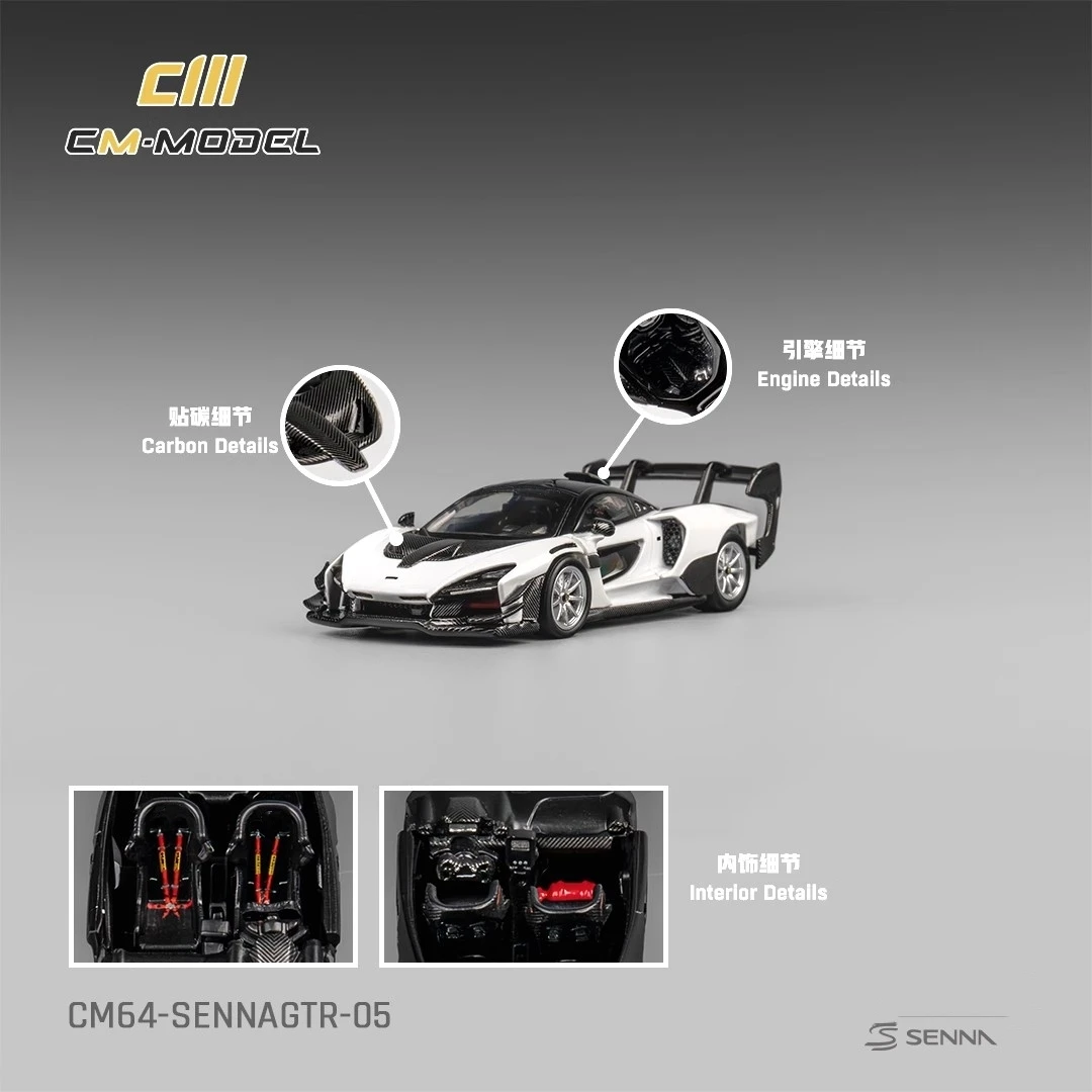 CM МОДЕЛЬ 1:64 Senna GTR Белый Литой под давлением подарки на день рождения Хобби Дисплей Коллекция моделирования
CM МОДЕЛЬ 1:64 Senna GTR Белый Литой под давлением подарки на день рождения Хобби Дисплей Коллекция моделирования