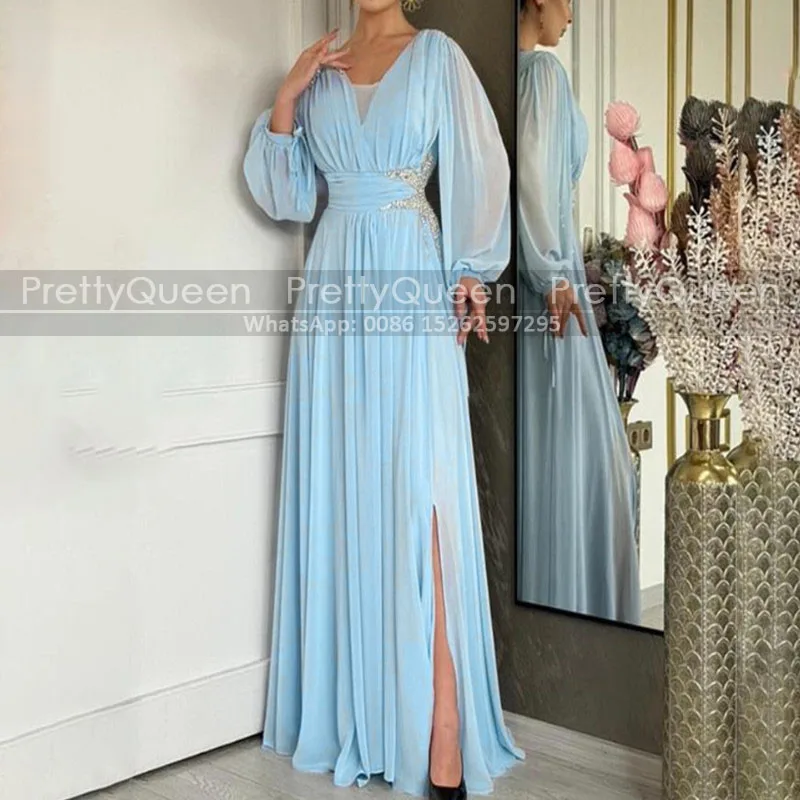 Shiny Sequins Beaded Mother of the Bride Dresses With Long Sleeves Customized A Line Side Slit Prom Dress Party Formal Gown
Shiny Sequins Beaded Mother of the Bride Dresses With Long Sleeves Customized A Line Side Slit Prom Dress Party Formal Gown