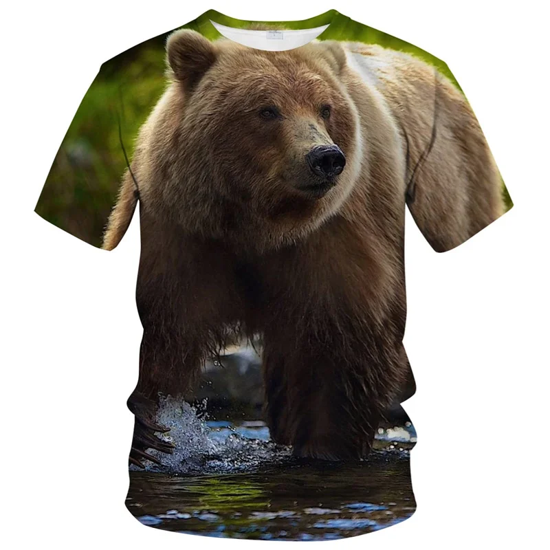 Animal Bear Graphic T Shirt for Men Clothing 3D Printing Casual Streetwear T-shirt Harajuku Fashion Tops Kids Tees Women Clothes
Animal Bear Graphic T Shirt for Men Clothing 3D Printing Casual Streetwear T-shirt Harajuku Fashion Tops Kids Tees Women Clothes
