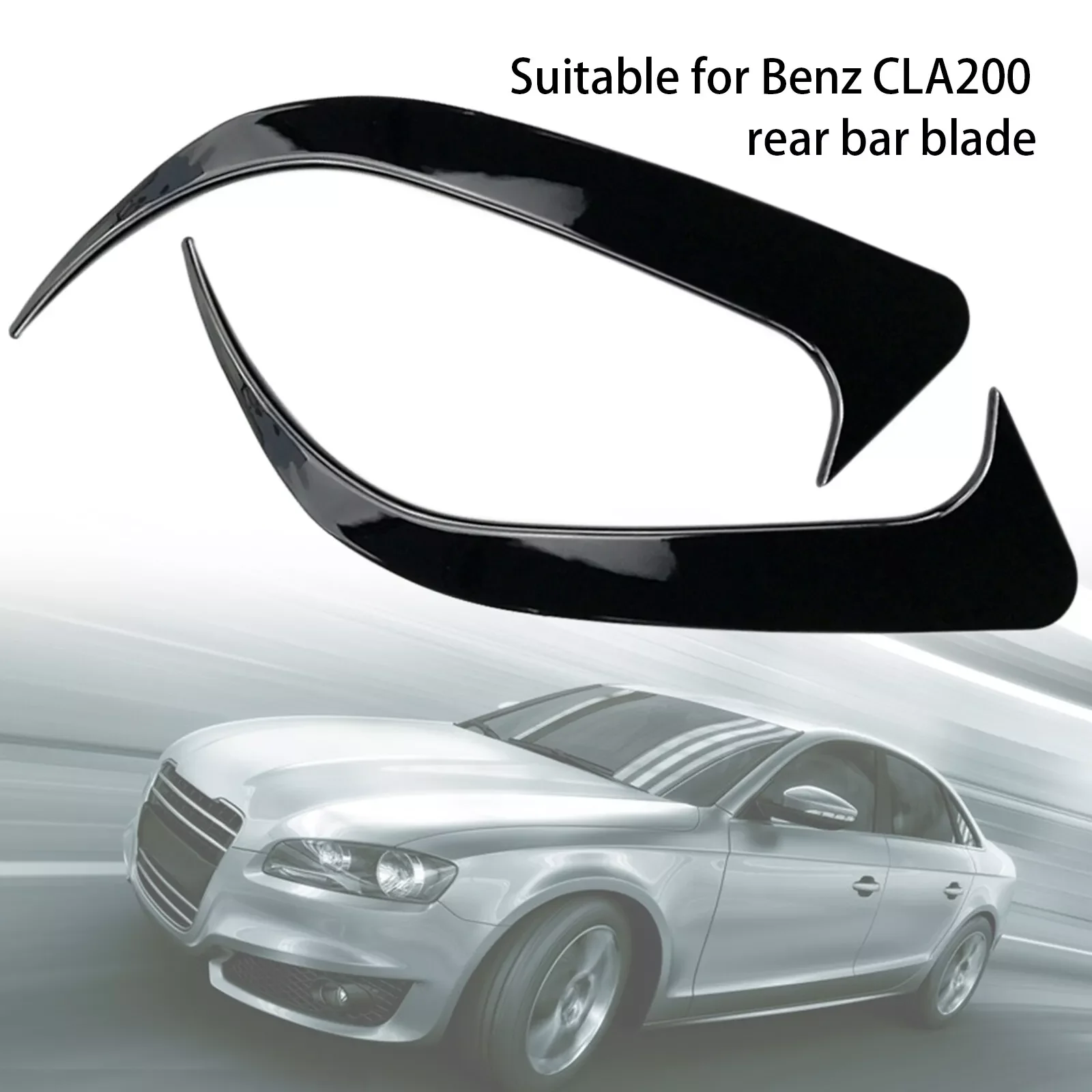 2pc ABS Car Rear Bumper Lip Spoiler Canards Carbon Fiber Vents For Mercedes CLA C117 CLA200 CLA45 AMG Rear Bumper Lip Decoration
2pc ABS Car Rear Bumper Lip Spoiler Canards Carbon Fiber Vents For Mercedes CLA C117 CLA200 CLA45 AMG Rear Bumper Lip Decoration