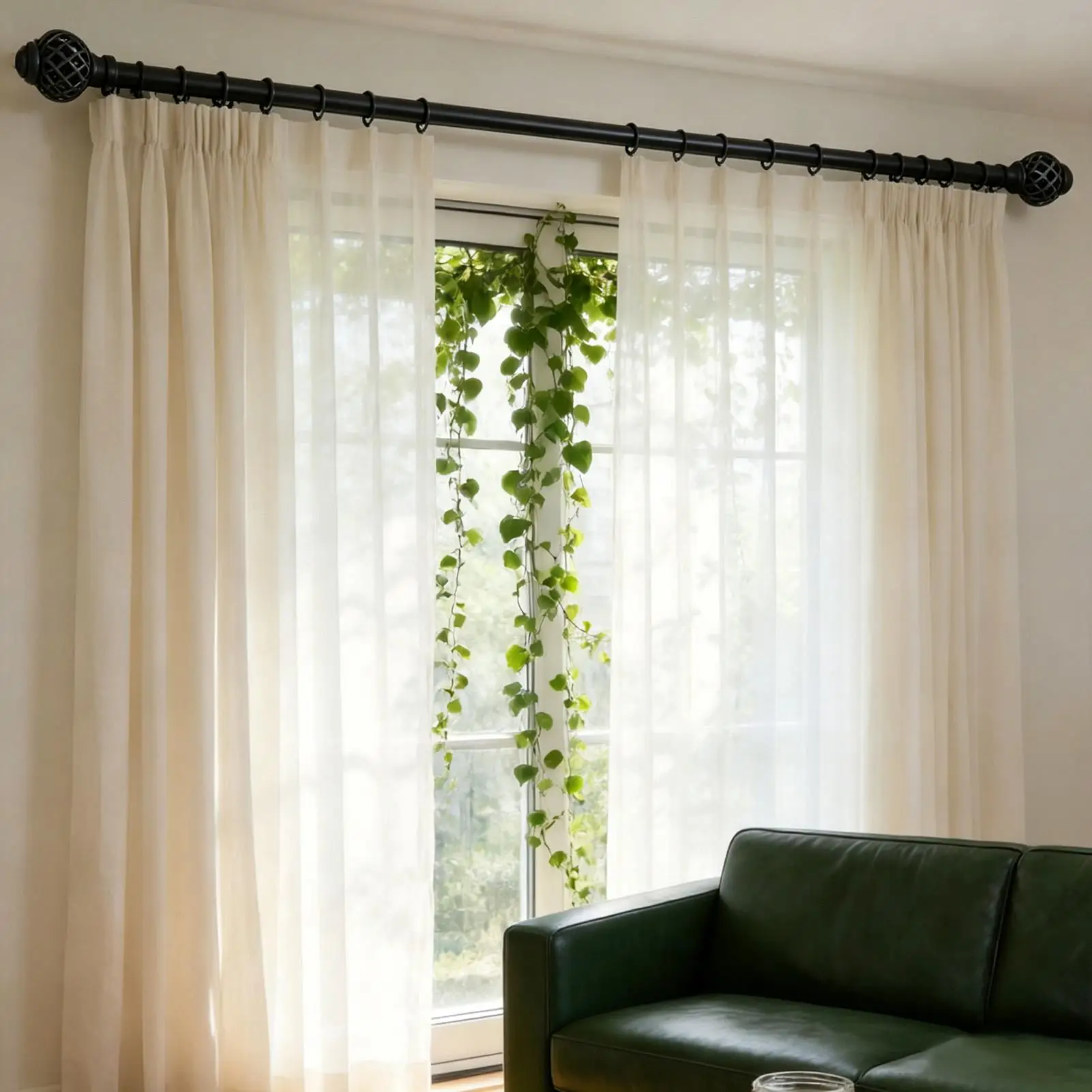 Extendable Curtains Poles Decorative Drapery Pole 30-90 Inch Adjustable Telescoping Curtains Rod For Bedroom Living Room
Extendable Curtains Poles Decorative Drapery Pole 30-90 Inch Adjustable Telescoping Curtains Rod For Bedroom Living Room