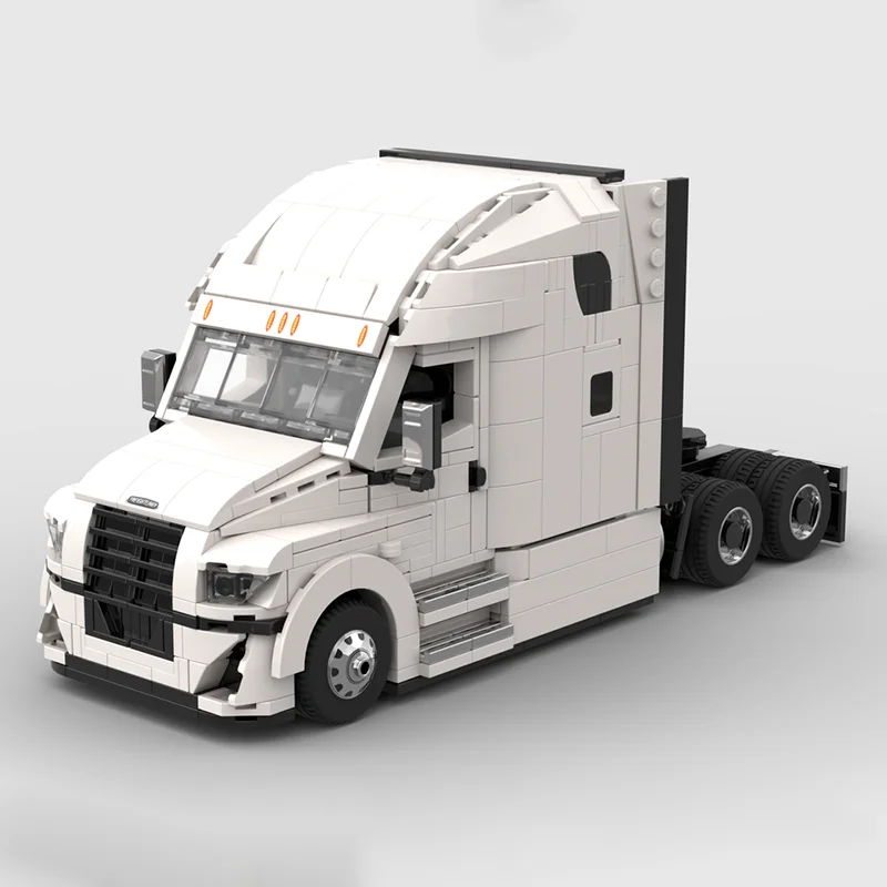 1182PCS MOC City Champions Super Car Freightliner Cascadia Truck Scale Model Technology DIY Assembly Building Blocks Gift Home
1182PCS MOC City Champions Super Car Freightliner Cascadia Truck Scale Model Technology DIY Assembly Building Blocks Gift Home