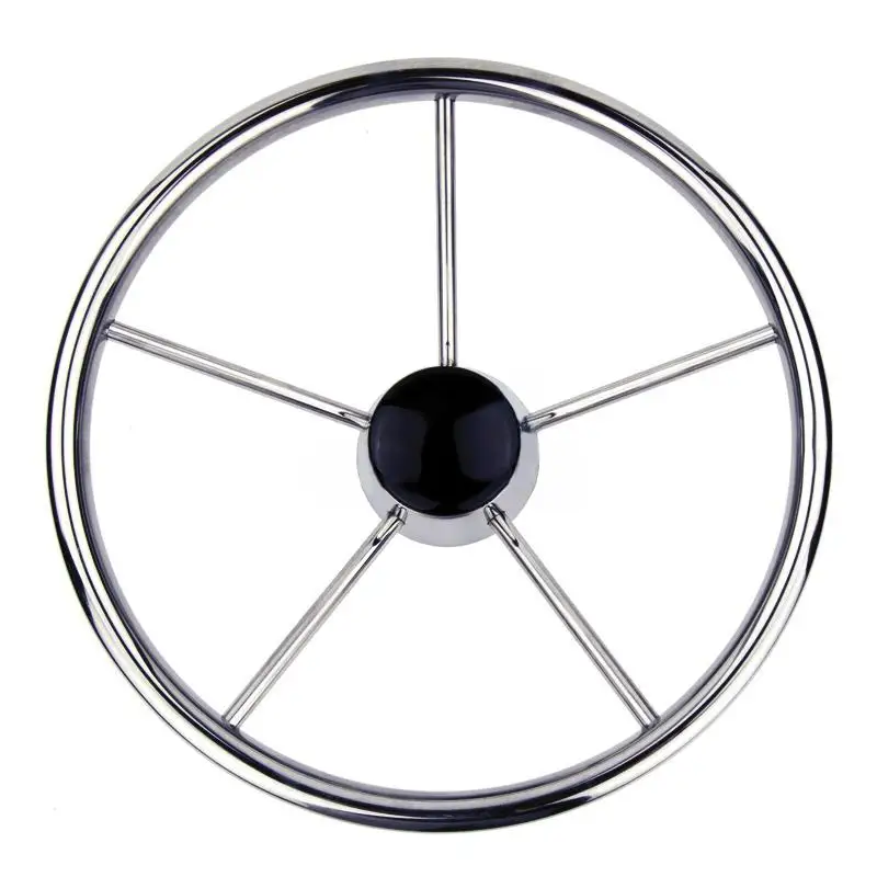 11 Inches 5 Spoke 25 Degree Stainless Steel Marine Boat Yacht Steering Wheel Adapter
11 Inches 5 Spoke 25 Degree Stainless Steel Marine Boat Yacht Steering Wheel Adapter
