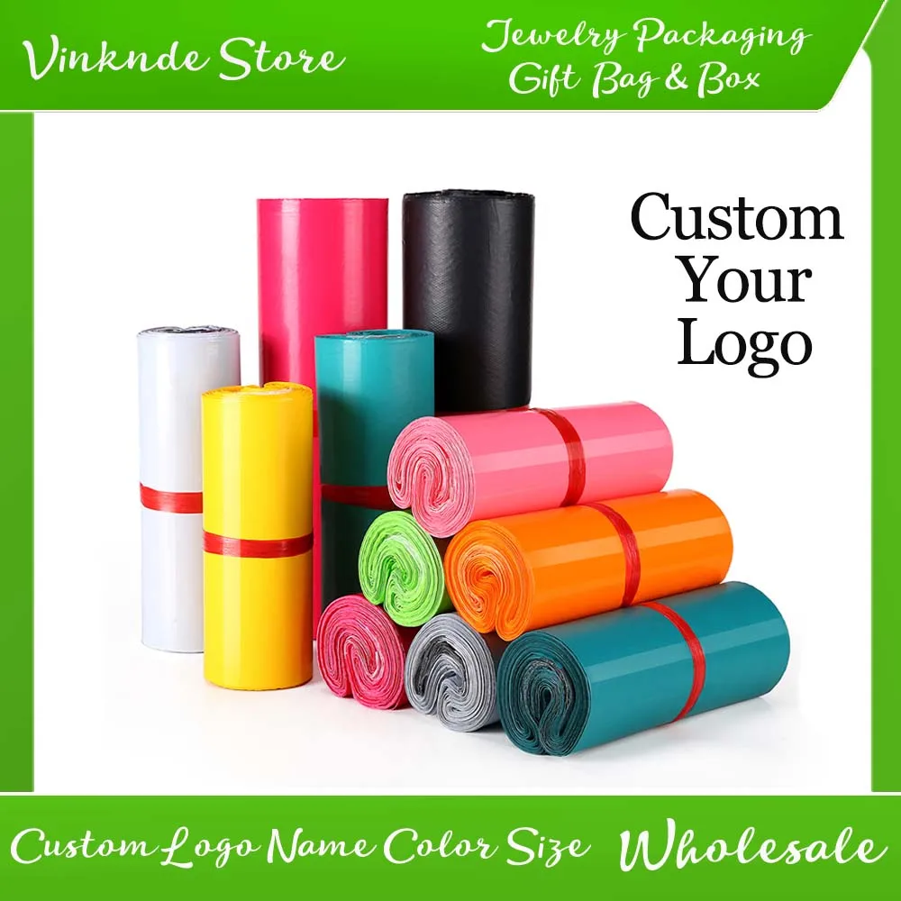 50Pcs Custom Logo Self-Adhesive Courier Bags Express Shipping Envelopes Mailing Packaging for Small Business Clothing Storage
50Pcs Custom Logo Self-Adhesive Courier Bags Express Shipping Envelopes Mailing Packaging for Small Business Clothing Storage
