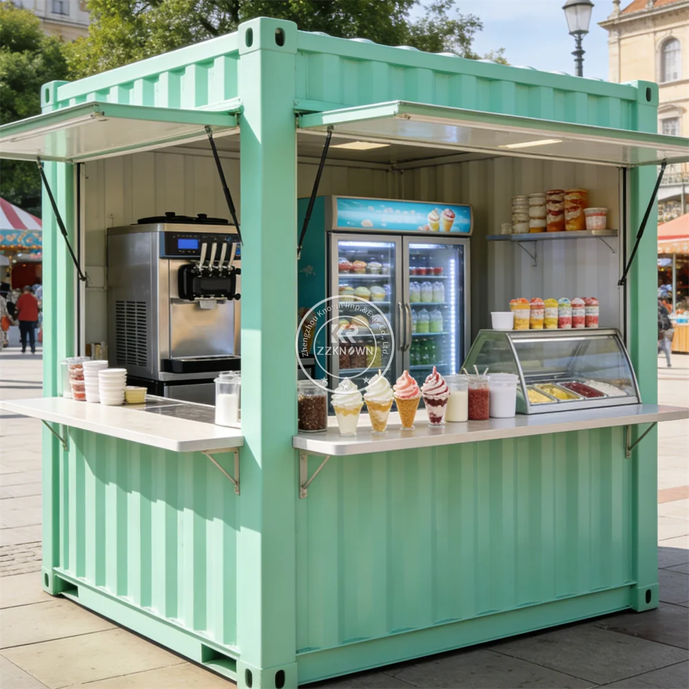 Luxury Custom Mobile Container Bar Container Restaurant Outdoor Pizza Pasta Container Kiosk With Kitchen Equipment
Luxury Custom Mobile Container Bar Container Restaurant Outdoor Pizza Pasta Container Kiosk With Kitchen Equipment