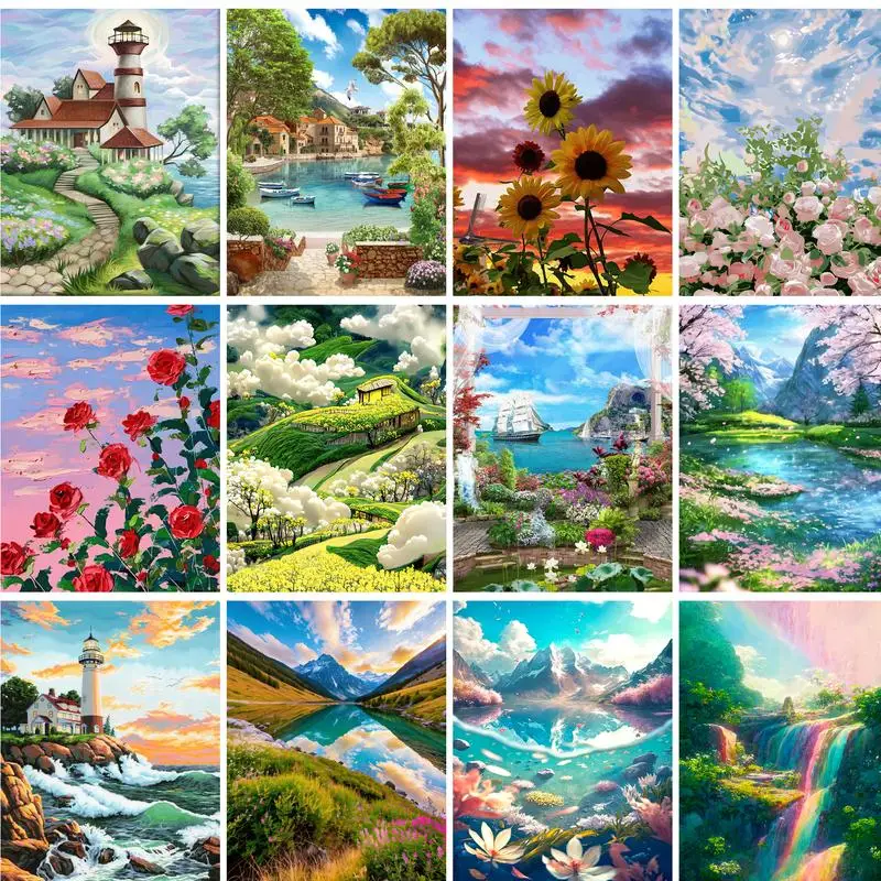 GATYZTORY Flower DIY Painting By Numbers HandPainted Oil Painting Canvas Colouring Home Decor Gift 40×50cm
GATYZTORY Flower DIY Painting By Numbers HandPainted Oil Painting Canvas Colouring Home Decor Gift 40×50cm