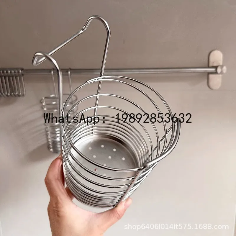 PYJ new 304 stainless steel chopstick cartridge knife and fork holder wall-mounted chopstick cage spoon storage
PYJ new 304 stainless steel chopstick cartridge knife and fork holder wall-mounted chopstick cage spoon storage