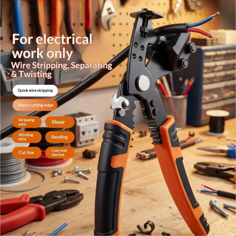 A2BE Professional Grades Cable Stripper Featuring Replaceable Hardened Cutting Blade
A2BE Professional Grades Cable Stripper Featuring Replaceable Hardened Cutting Blade