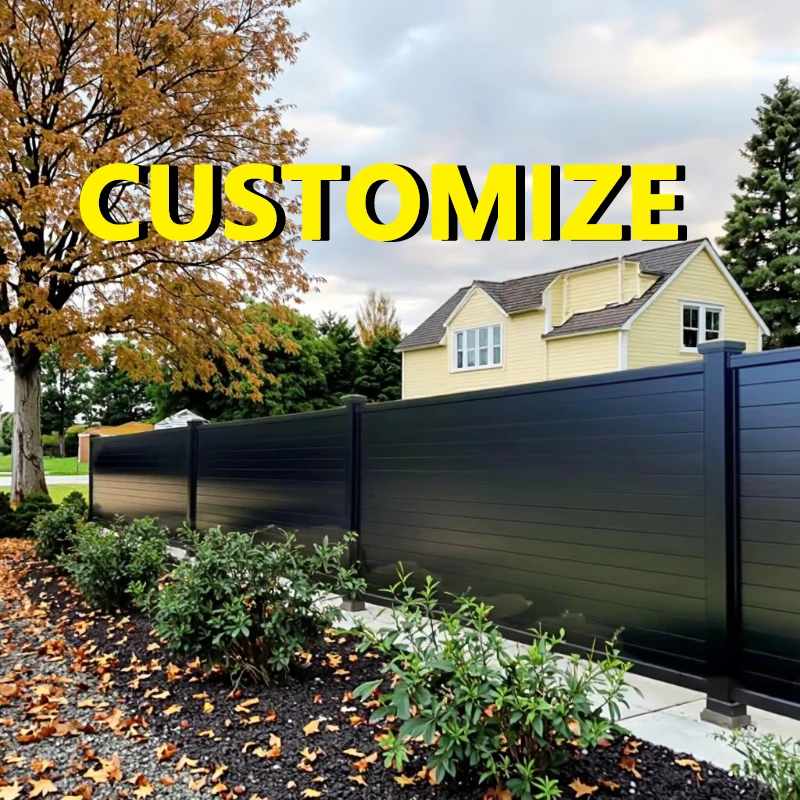 Any Size Custom Modern Aluminum Privacy Fence Powder Coated Rustproof Outdoor Yard Easy Install Durable Garden Fence
Any Size Custom Modern Aluminum Privacy Fence Powder Coated Rustproof Outdoor Yard Easy Install Durable Garden Fence