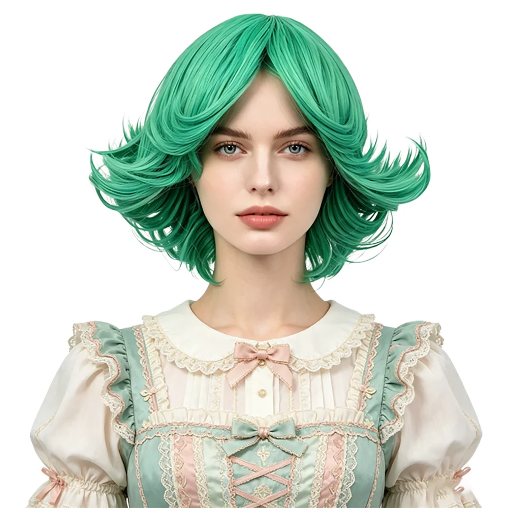 Anime Terrible Tornado Tatsumaki Cosplay Wig Green Short Curly Heat Resistant Synthetic Hair For Women Halloween Carnival Party
Anime Terrible Tornado Tatsumaki Cosplay Wig Green Short Curly Heat Resistant Synthetic Hair For Women Halloween Carnival Party