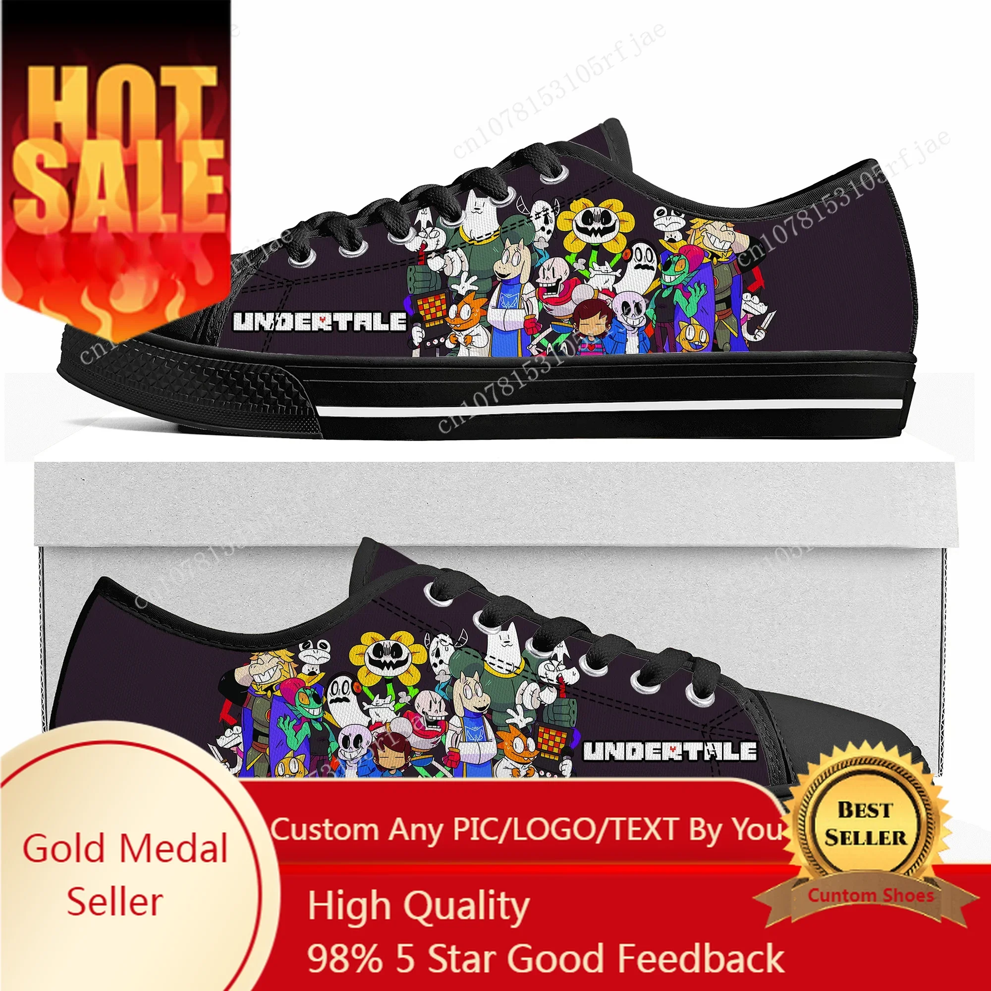 Cartoon Game Undertale Sans Skull Low Top Sneakers Womens Mens Teenager Shoes Casual Tailor Made Canvas Sneaker
Cartoon Game Undertale Sans Skull Low Top Sneakers Womens Mens Teenager Shoes Casual Tailor Made Canvas Sneaker