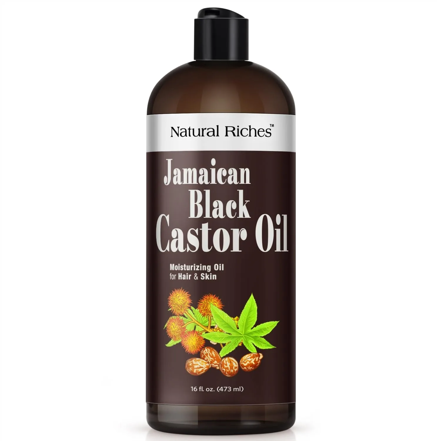 Jamaican Black Castor Oil Pure Organic Cold Pressed for Hair Growth, Skin Care, Eyebrows & Eyelashes 16fl.oz.
Jamaican Black Castor Oil Pure Organic Cold Pressed for Hair Growth, Skin Care, Eyebrows & Eyelashes 16fl.oz.