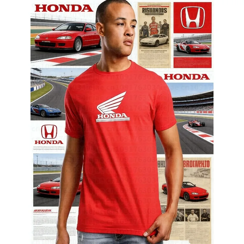 2025-26 Summer Honda Men's Red T-Shirt Casual Simple Design Daily Wear Summer Motorcycle T-Shirt
2025-26 Summer Honda Men's Red T-Shirt Casual Simple Design Daily Wear Summer Motorcycle T-Shirt