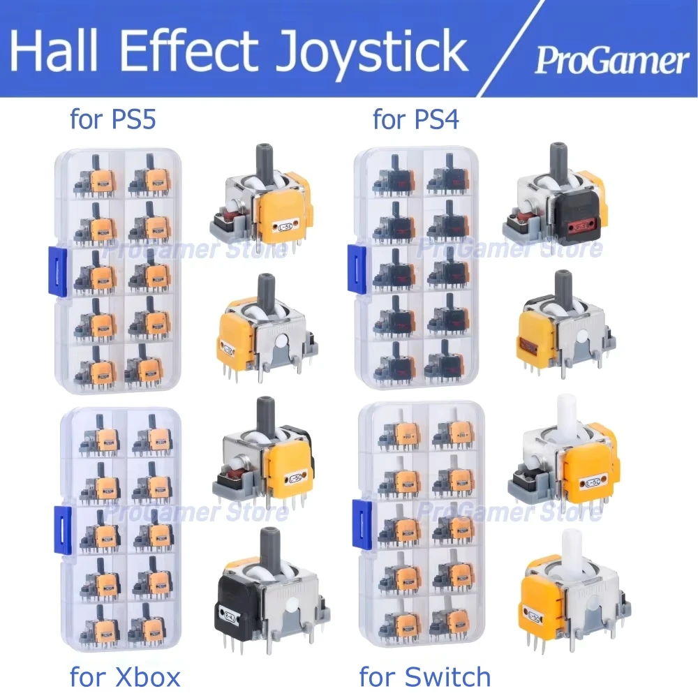 10/20/30pcs Hall Effect Joystick for PS4 PS5 3D Analog Joystick for Xbox Switch Controller ThumbStick Repair Parts Replacement
10/20/30pcs Hall Effect Joystick for PS4 PS5 3D Analog Joystick for Xbox Switch Controller ThumbStick Repair Parts Replacement