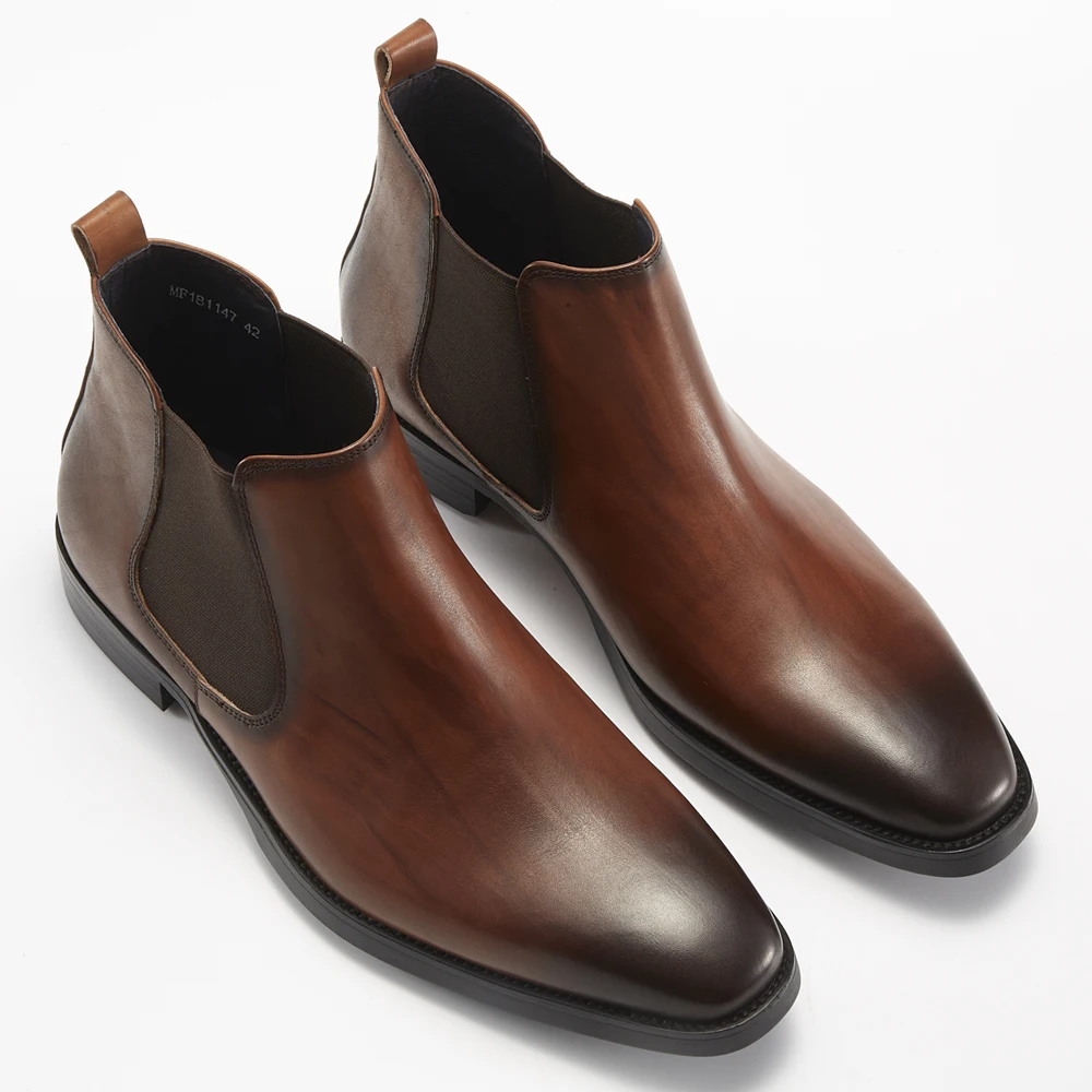 2025 Hot Selling Calf Leather Chelsea Boots British Men Winter Shoes in Stock Genuine Leather Outdoor Horse Riding Western Boots
2025 Hot Selling Calf Leather Chelsea Boots British Men Winter Shoes in Stock Genuine Leather Outdoor Horse Riding Western Boots