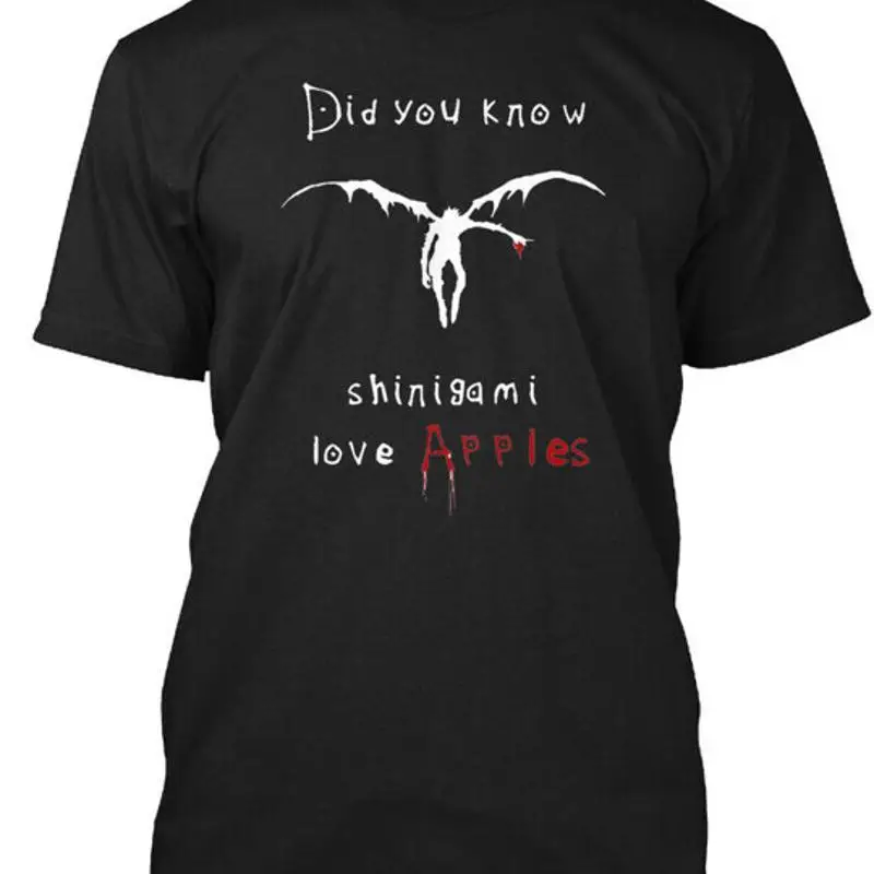 Футболка Death Note Did You Know Shinigami Love Apples, сделанная в США, размеры от S до 5XL
Футболка Death Note Did You Know Shinigami Love Apples, сделанная в США, размеры от S до 5XL