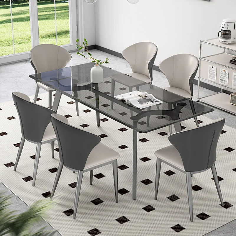 &c Glass Dining Table Stainless Steel Minimalist Designer Light Luxury Modern Rectangular Island Table Extendable for
&c Glass Dining Table Stainless Steel Minimalist Designer Light Luxury Modern Rectangular Island Table Extendable for