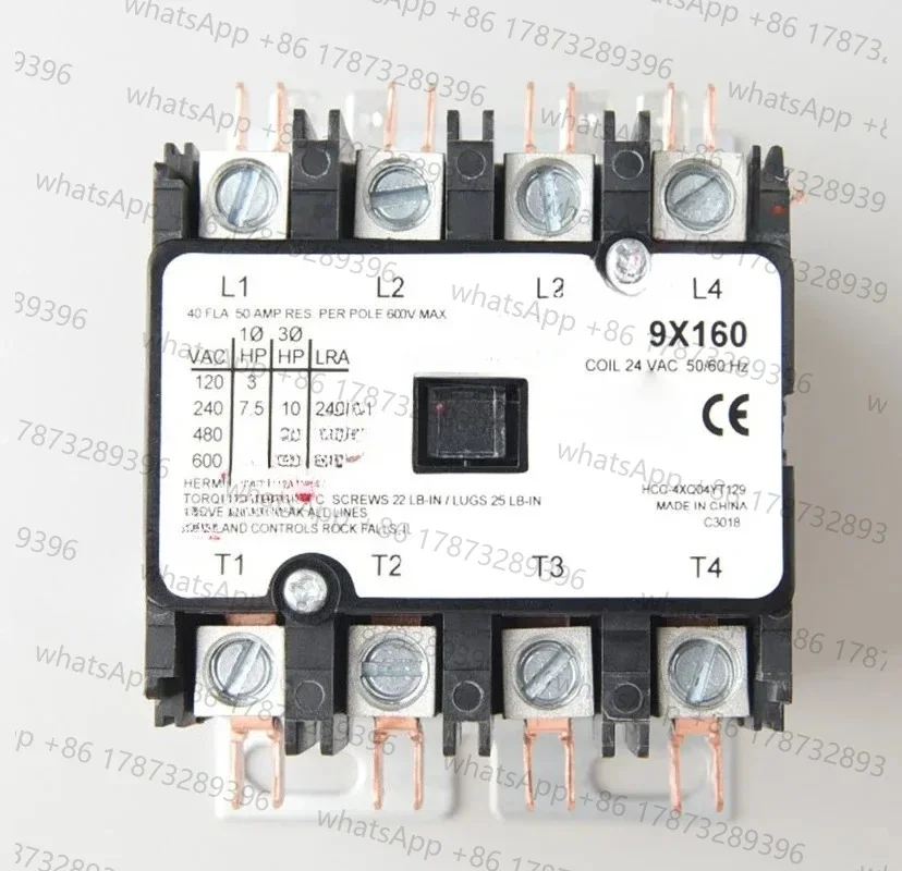 9X160 HCC-4XQ04YT129 American-style Four-Pole AC Contactor Feimat Cutting Machine 60A 80A For Fast Shipping
9X160 HCC-4XQ04YT129 American-style Four-Pole AC Contactor Feimat Cutting Machine 60A 80A For Fast Shipping