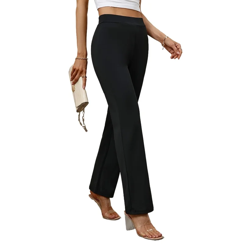 Women's Plus Size Slim Fit Straight Leg Pants Elastic Waist
Women's Plus Size Slim Fit Straight Leg Pants Elastic Waist