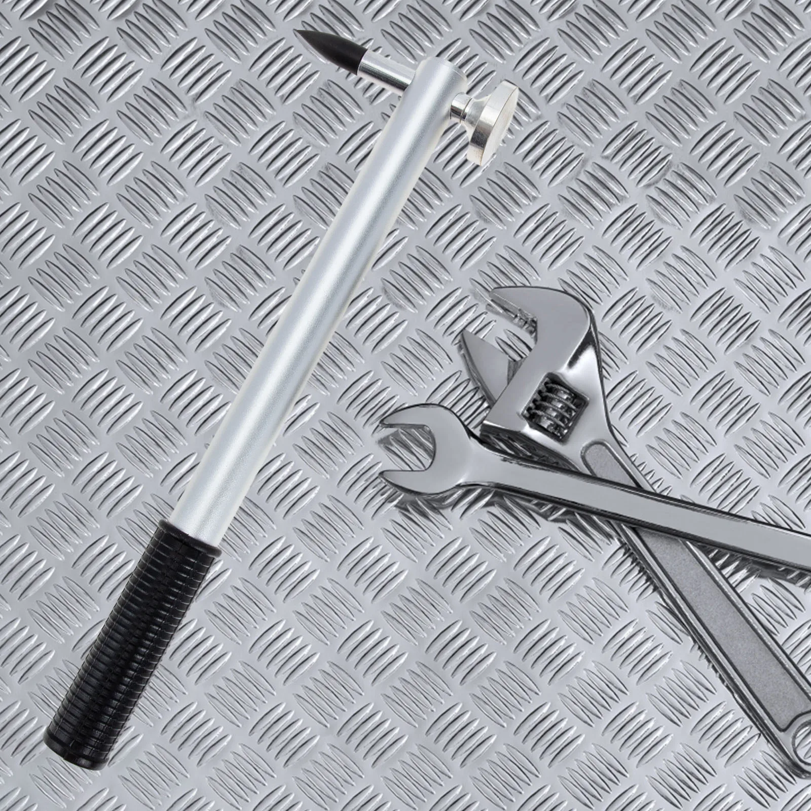 Aluminum Alloy Car Repair Hammer Compact Light Weight Anti Slip Grip Strong Impact Pointed Head Durable Rust Resistance Sheet
Aluminum Alloy Car Repair Hammer Compact Light Weight Anti Slip Grip Strong Impact Pointed Head Durable Rust Resistance Sheet
